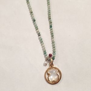 TOUS Rose Vermeil Necklace + Pendant